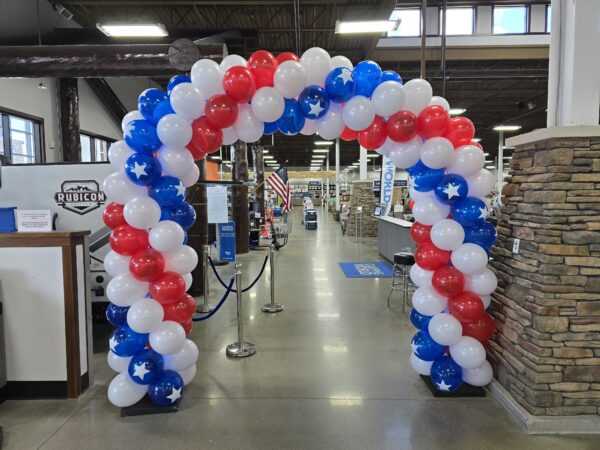 Do you need a balloon arch to make for a special entrance?